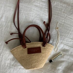 Sezane Justine Mini Basket Bag